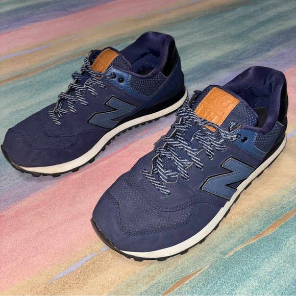 NEW BALANCE 574 Dark Cyclone sneakers men’s  size 10 shoes - Picture 3 of 10